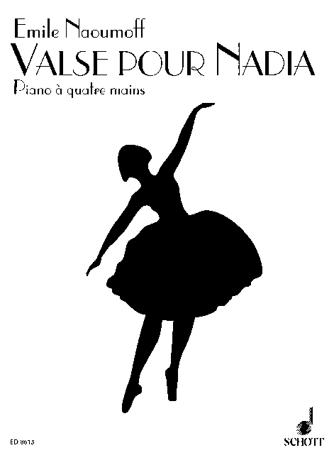 Front Cover Image Valse pour Nadia 