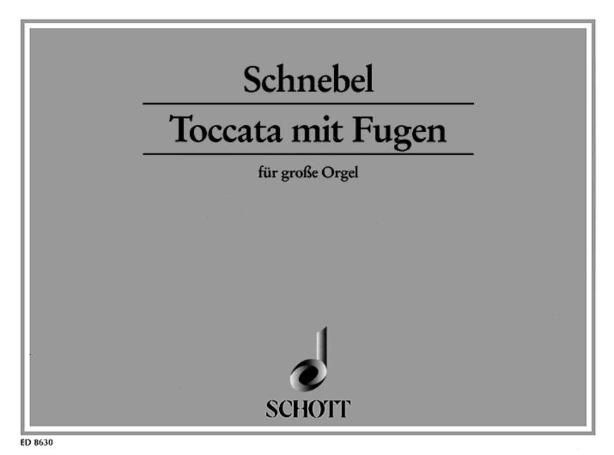 Front Cover Image Toccata mit Fugen 