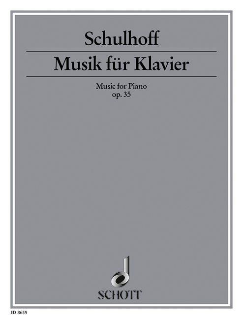 Front Cover Image Musik für Klavier op. 35 