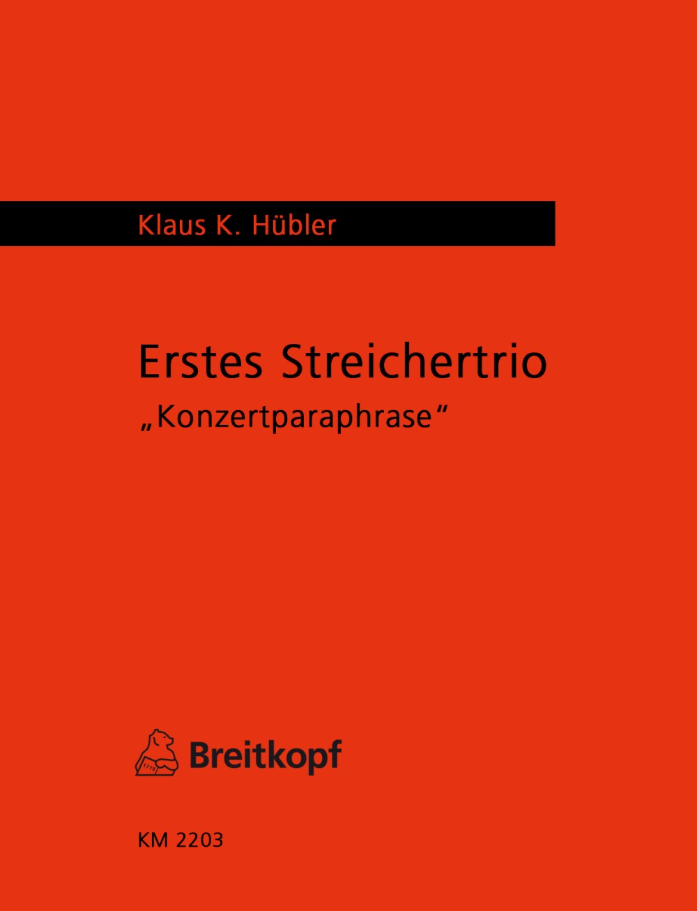 Front Cover Image Streichertrio Nr. 1