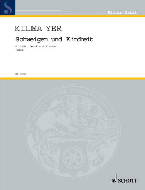 Front Cover Image Schweigen und Kindheit 
