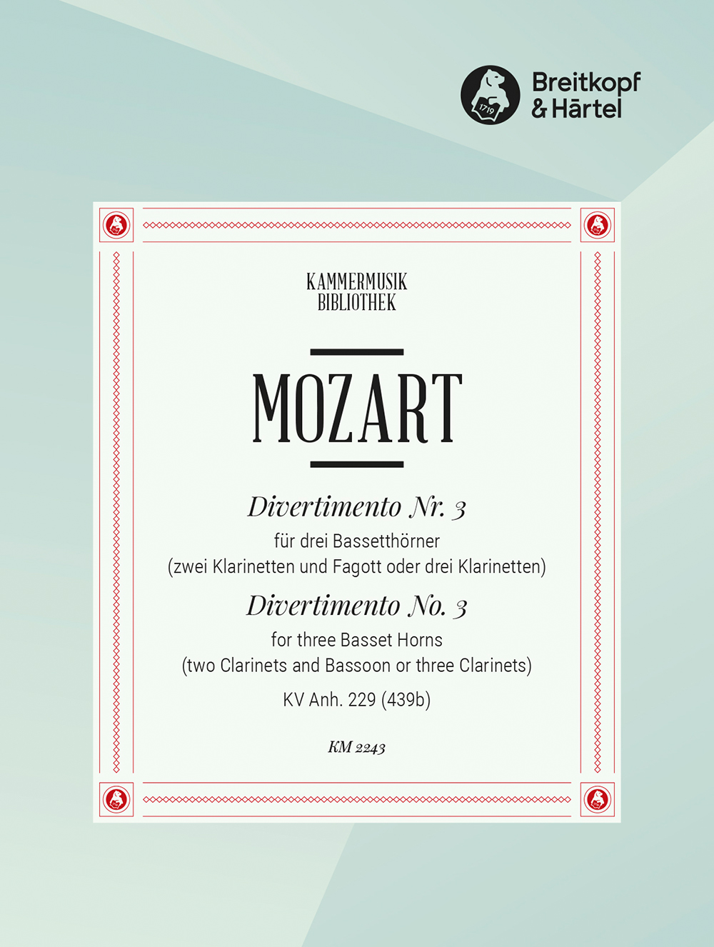 Front Cover Image Divertimento Nr. 3 C-dur