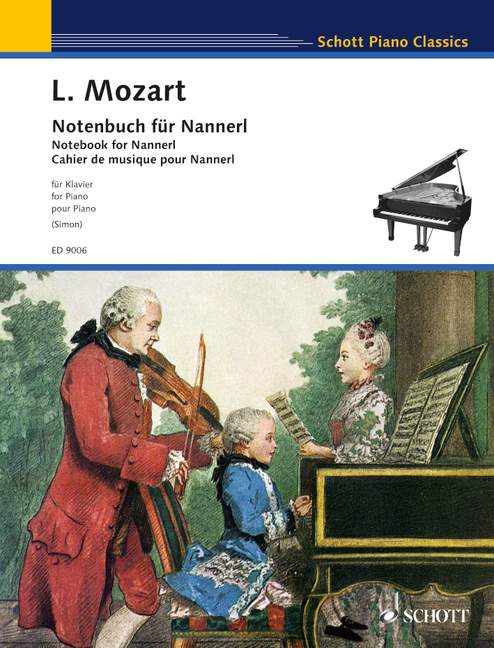 Front Cover Image Notenbuch für Nannerl 