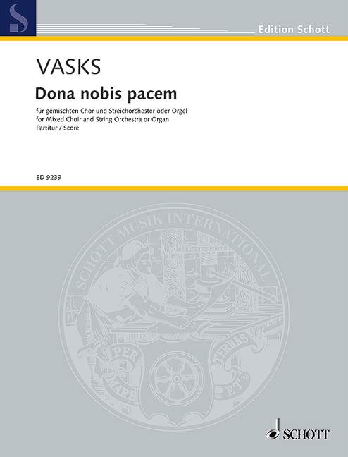 Front Cover Image Dona nobis pacem 