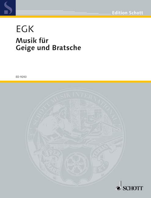 Front Cover Image Musik für Geige und Bratsche 