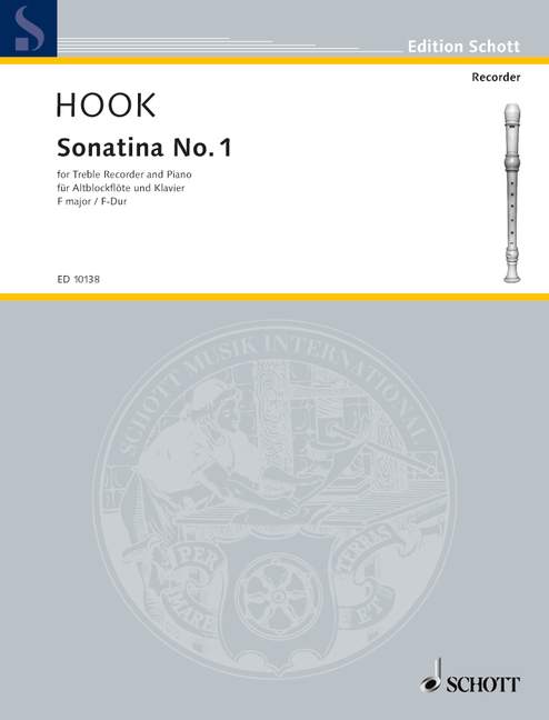 Front Cover Image Sonatina No. 1 F-Dur 