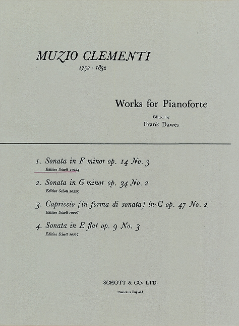 Front Cover Image Sonate f-Moll op. 14/3 