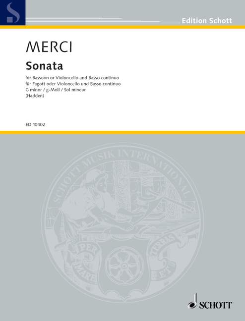 Front Cover Image Sonata g-Moll op. 3/4 