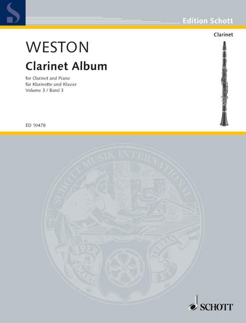 Front Cover Image Clarinet Album 