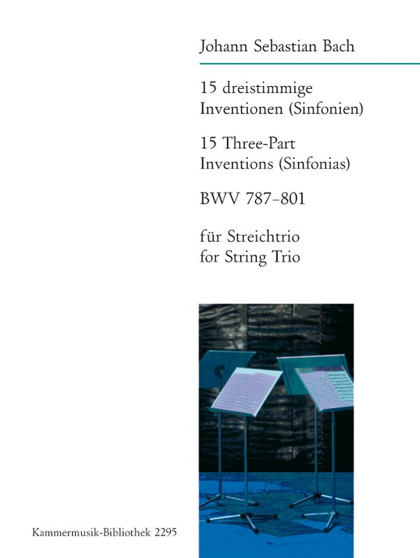 Front Cover Image 15 dreistimmige Inventionen BWV 787-801