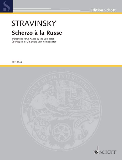 Front Cover Image Scherzo à la Russe 
