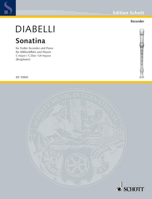 Front Cover Image Sonatina C-Dur 