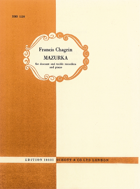 Front Cover Image Mazurka G-Dur 
