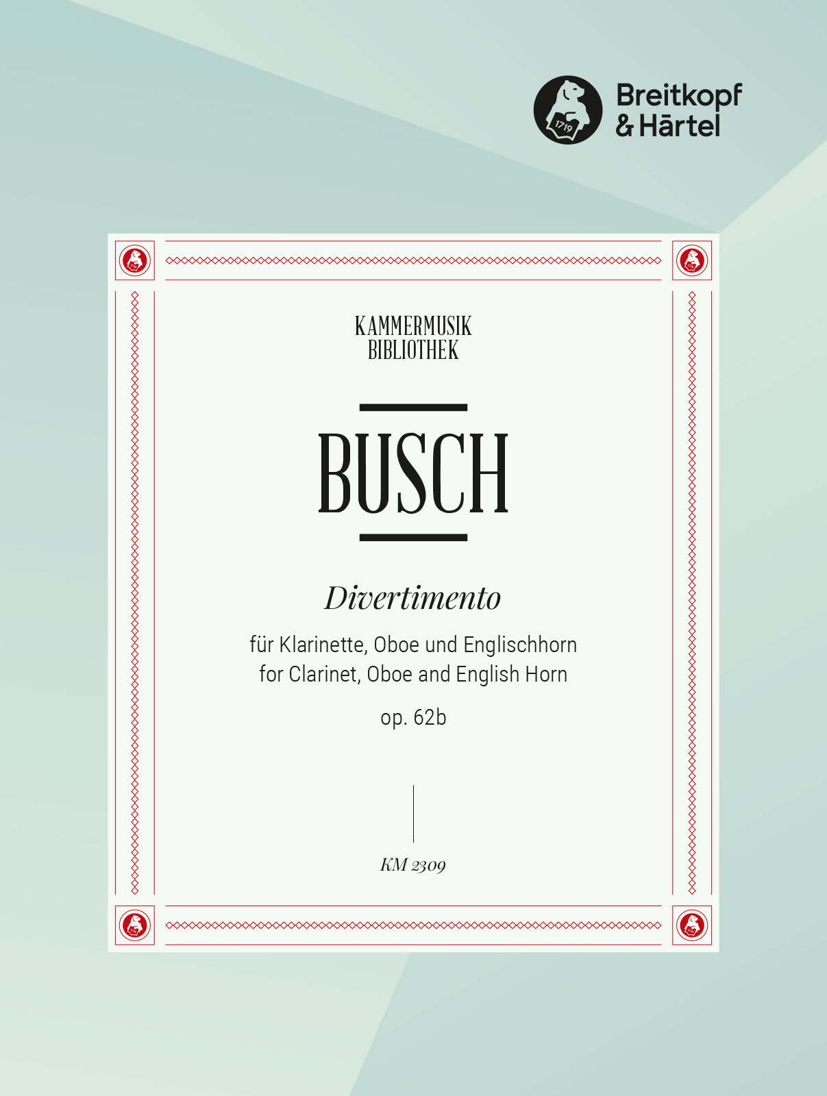Front Cover Image Divertimento Klarinette, Oboe und Englischhorn op. 62b