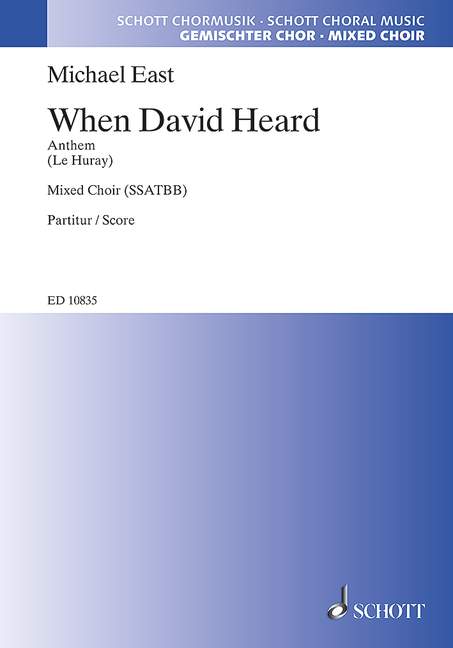 Front Cover Image When David heard 