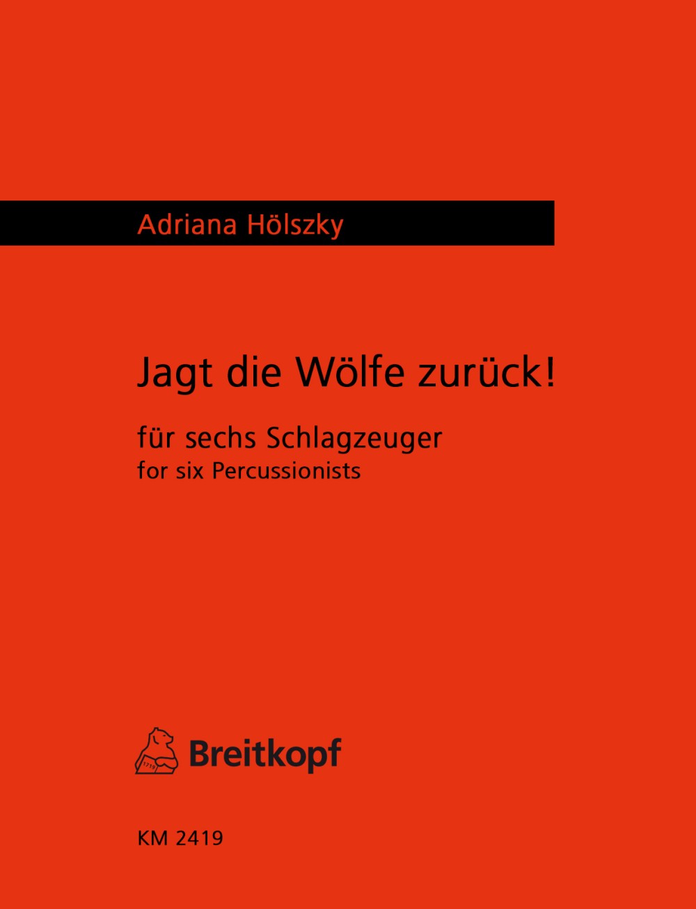 Front Cover Image Jagt die Wölfe zurück