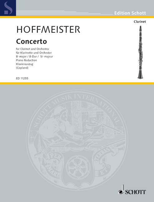 Front Cover Image Klarinetten-Konzert B-Dur 