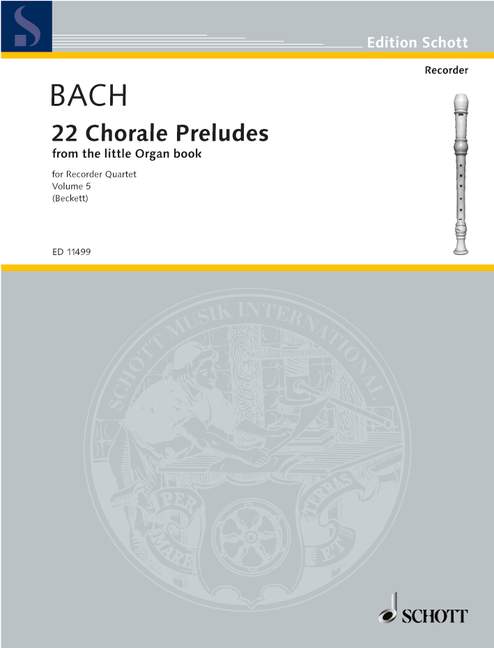 Front Cover Image 22 Choralvorspiele 