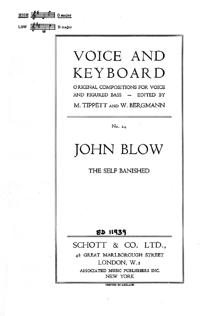 Front Cover Image The Self Banished Nr. 24