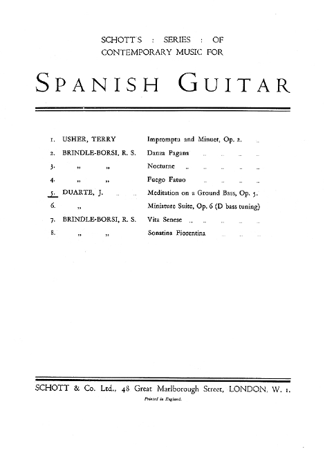 Front Cover Image Meditation on a Ground Bass op. 5 