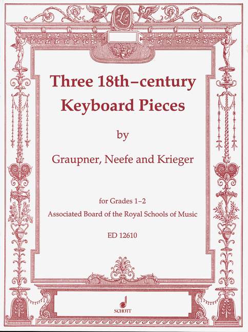 Front Cover Image Three 18th-century Keyboard Pieces 