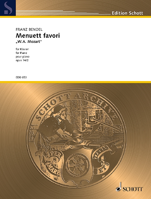 Front Cover Image Menuett Favori 