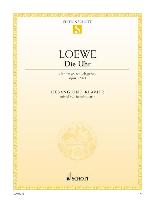 Front Cover Image Die Uhr op. 123/3 
