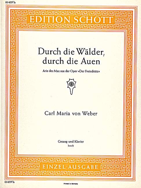 Front Cover Image Durch die Wälder, durch die Auen 