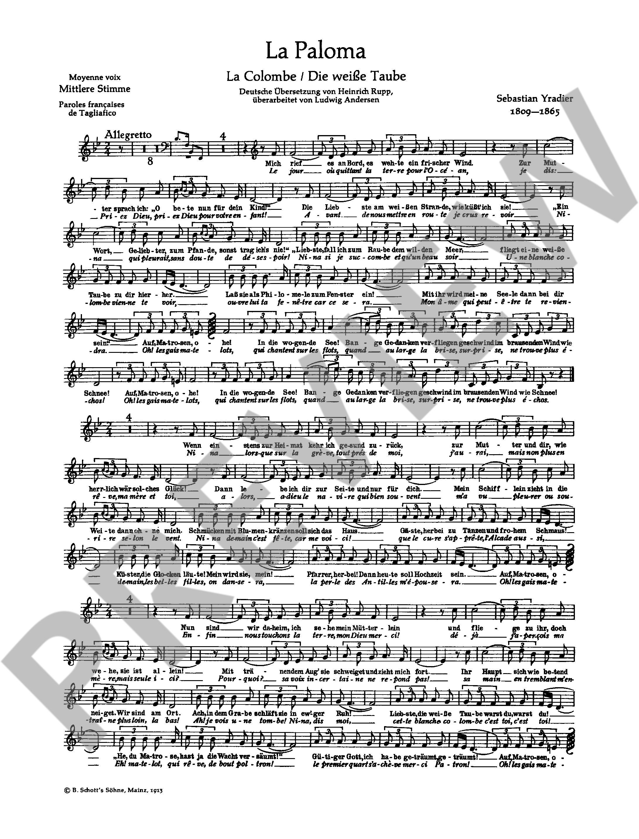 Other Cover Image La Paloma 