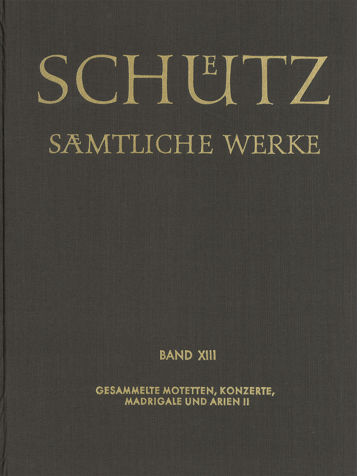 Front Cover Image Sämtliche Werke, Band 13
