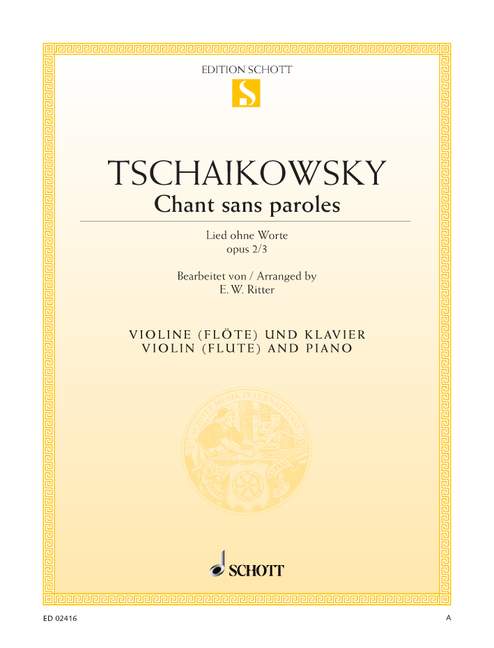 Front Cover Image Chant sans paroles op. 2/3 