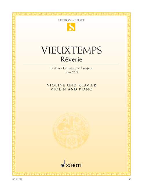 Front Cover Image Rêverie op. 22/3 