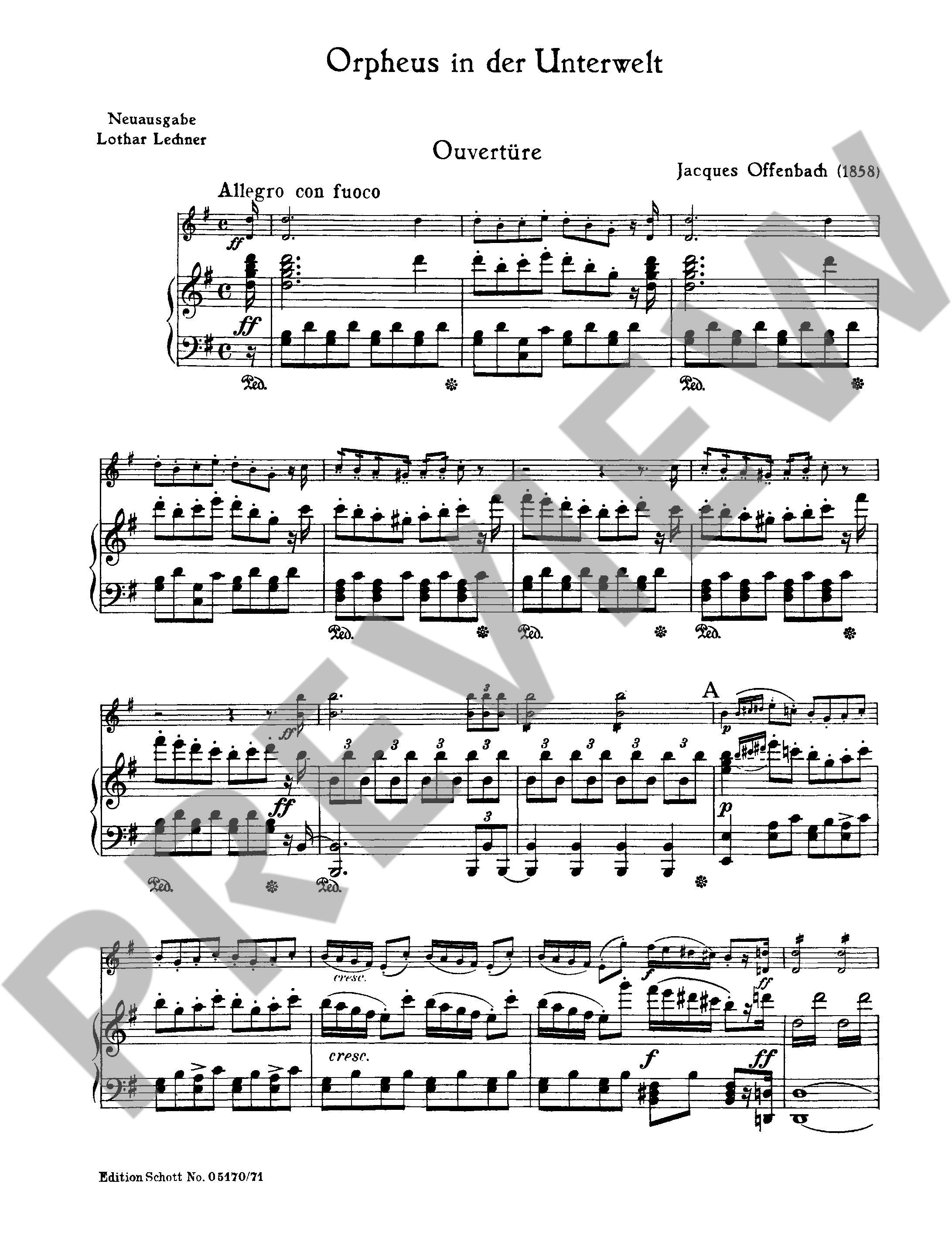 Other Cover Image Orpheus in der Unterwelt 