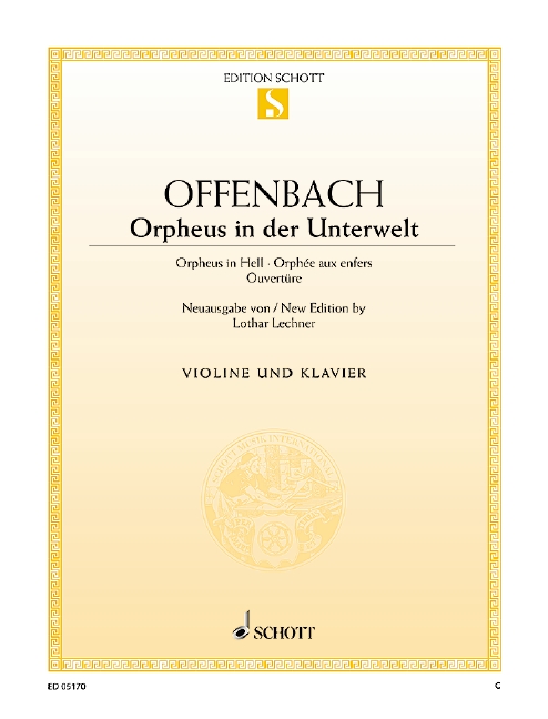 Front Cover Image Orpheus in der Unterwelt 