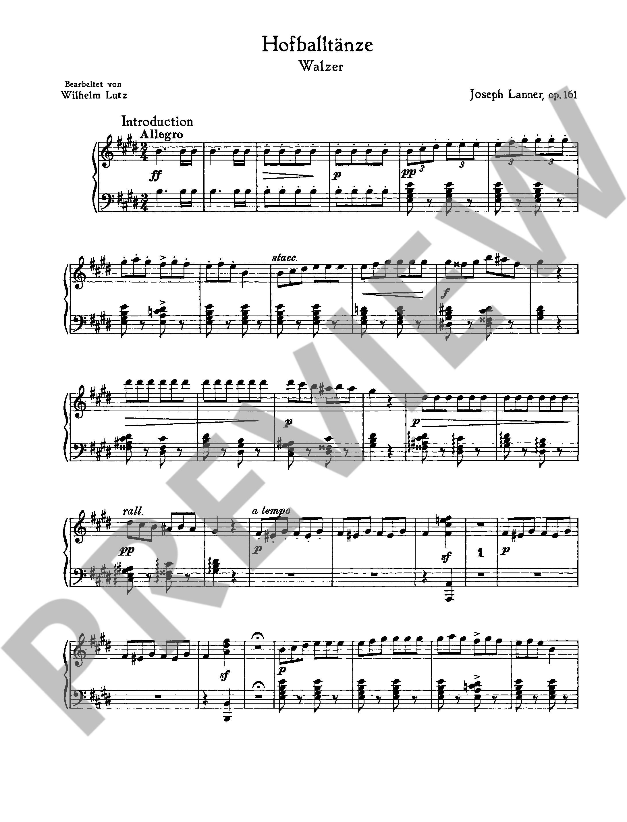 Other Cover Image Hofballtänze op. 161 