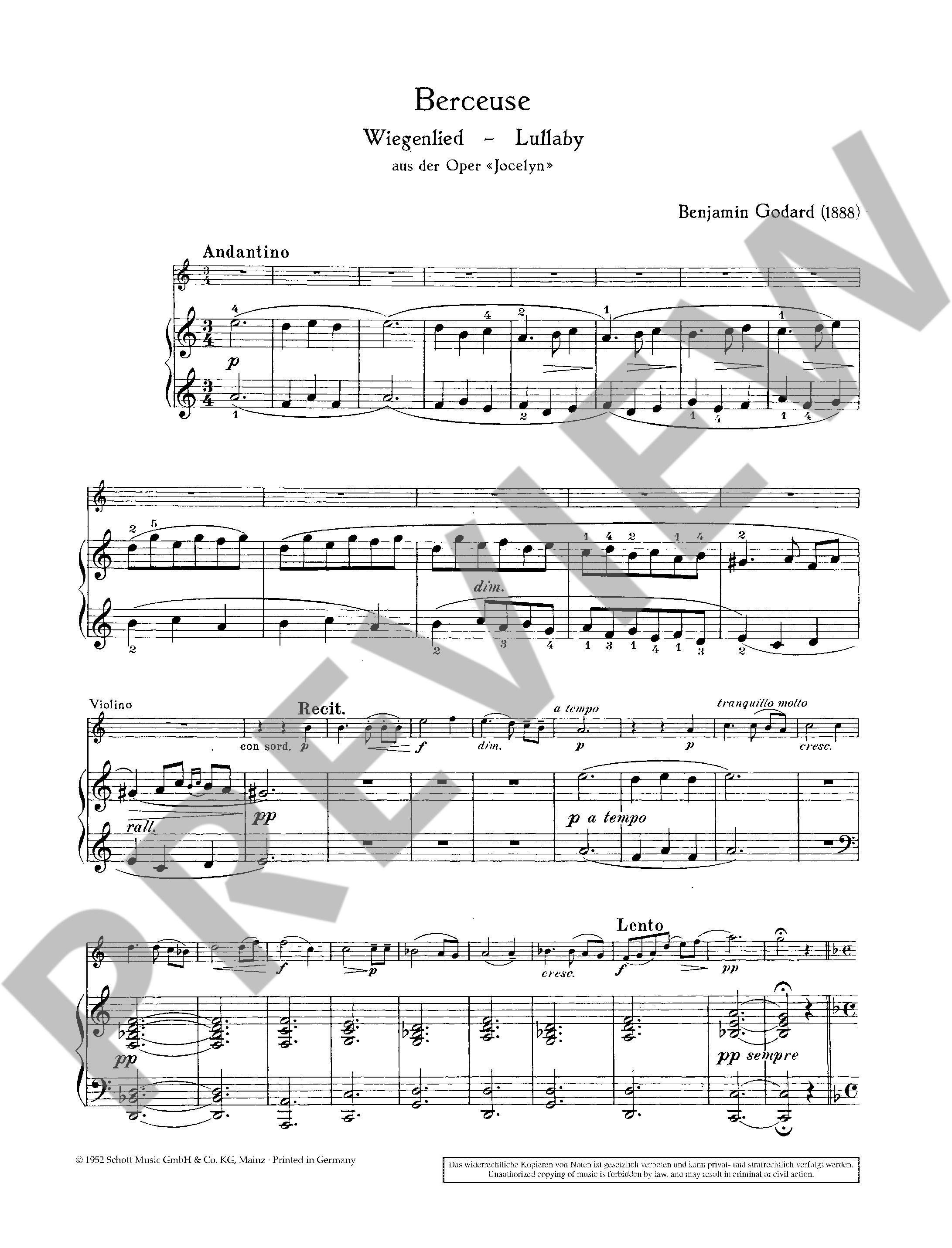 Other Cover Image Berceuse 