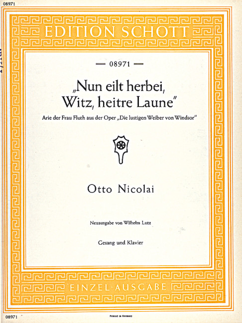 Other Cover Image Nun eilt herbei, Witz, heitre Laune 