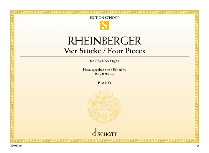 Front Cover Image Vier Stücke 