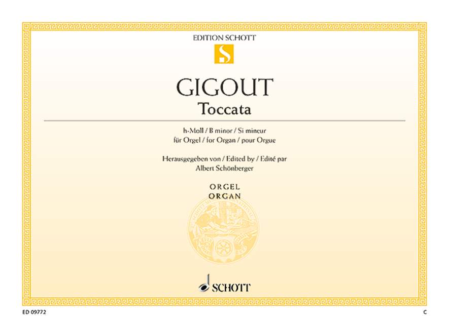 Front Cover Image Toccata h-Moll 