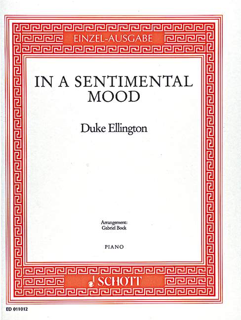 Front Cover Image In a sentimental mood 