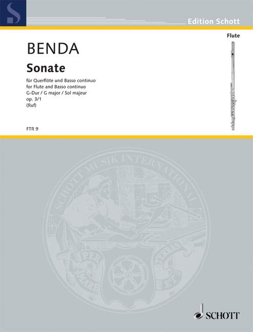 Front Cover Image Sonate G-Dur op. 3/1 