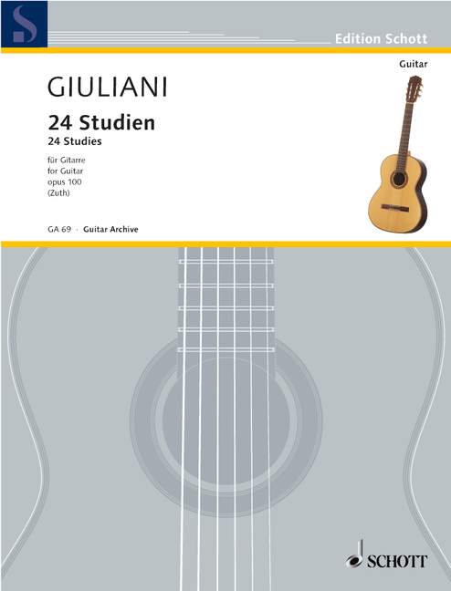 Front Cover Image 24 Studien op. 100 