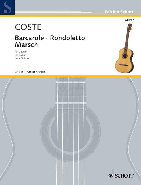Front Cover Image Barcarole - Rondoletto - Marsch 