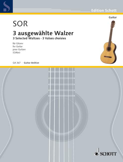 Front Cover Image 3 ausgewählte Walzer 