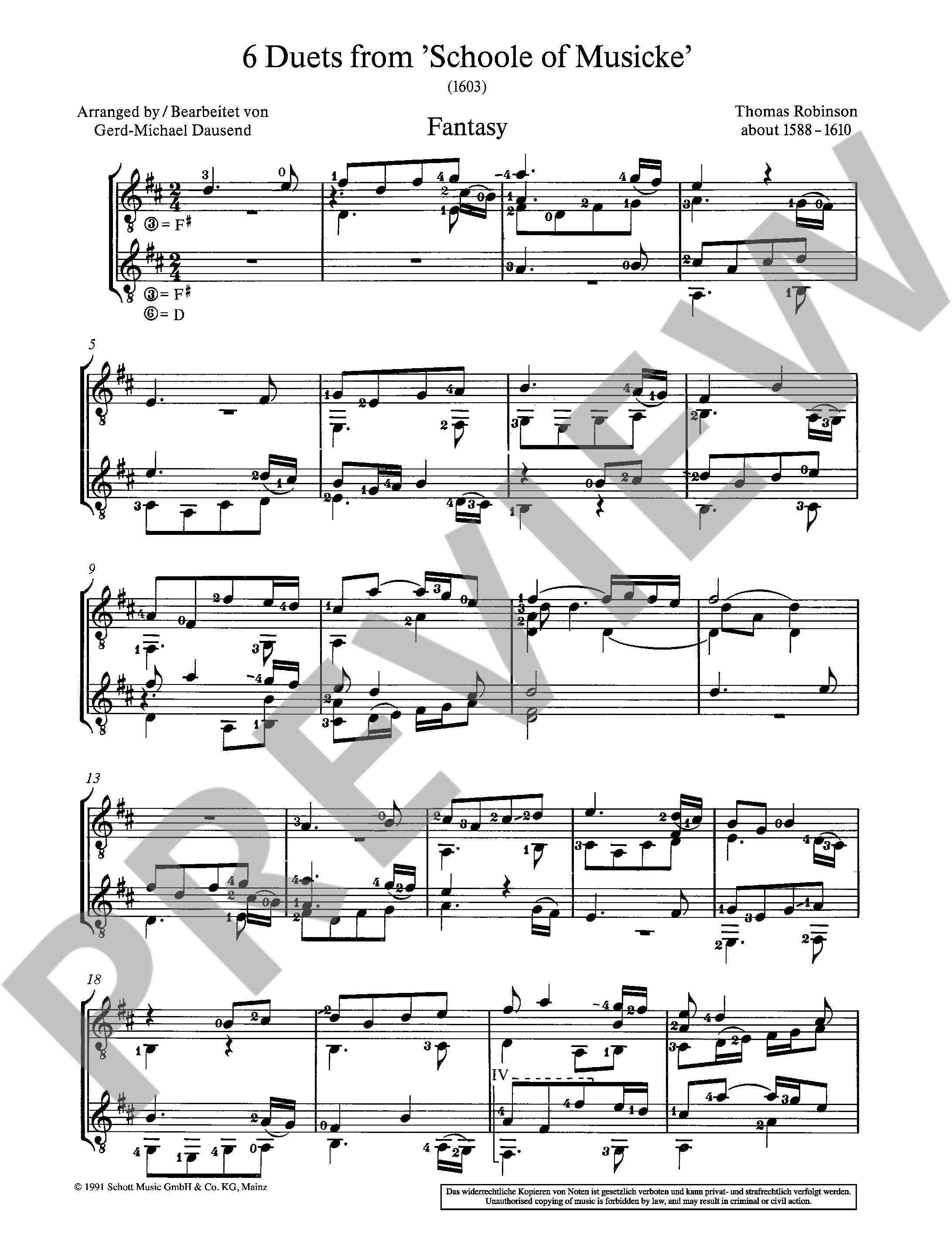 Other Cover Image 6 Duets 
