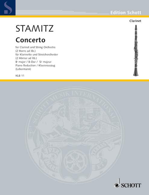 Front Cover Image Konzert B-Dur 
