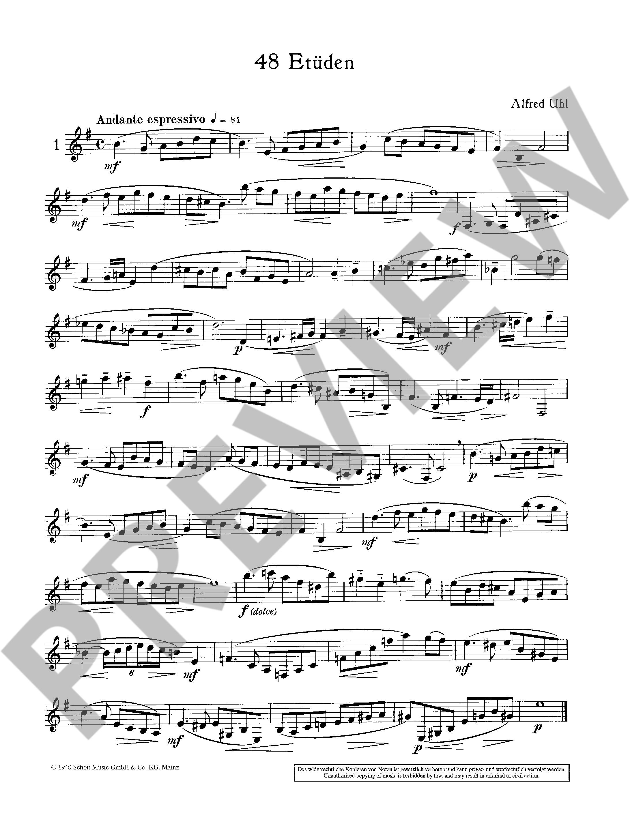 Other Cover Image 48 Etüden Band 1