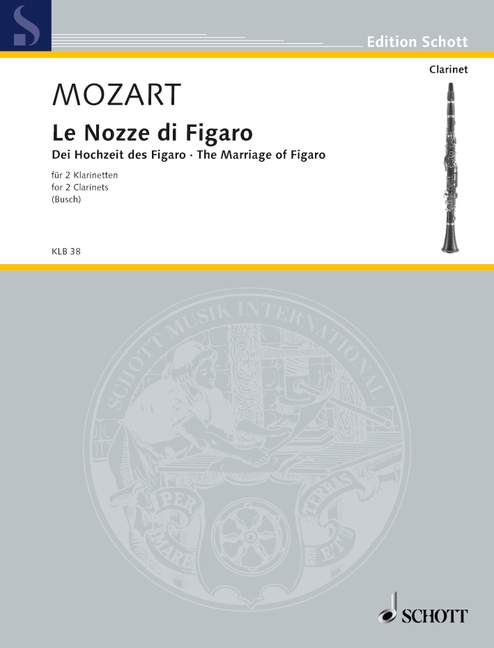 Front Cover Image Le Nozze di Figaro 