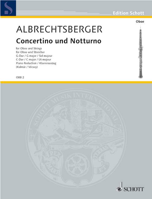 Front Cover Image Concertino G-Dur und Notturno C-Dur 