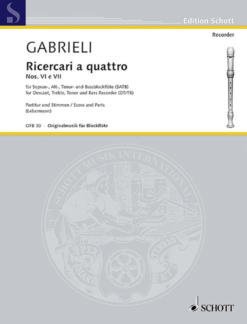 Front Cover Image Ricercari 